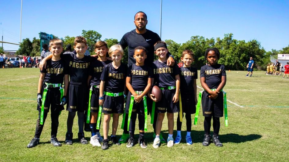 An Arlington girls flag football team won an NFL championship this past  weekend